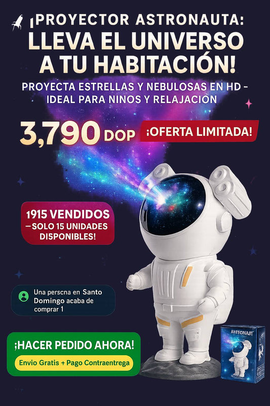 Proyector astronauta