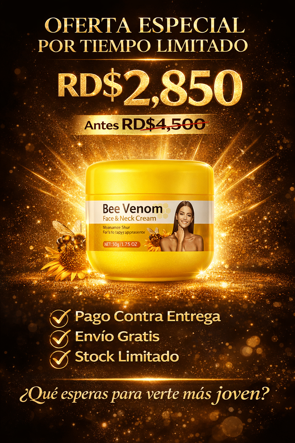 Crema de veneno de abeja