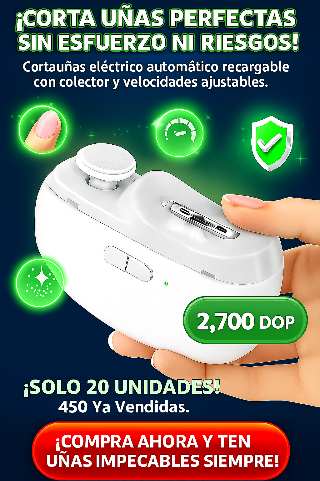 Cortauñas eléctrico