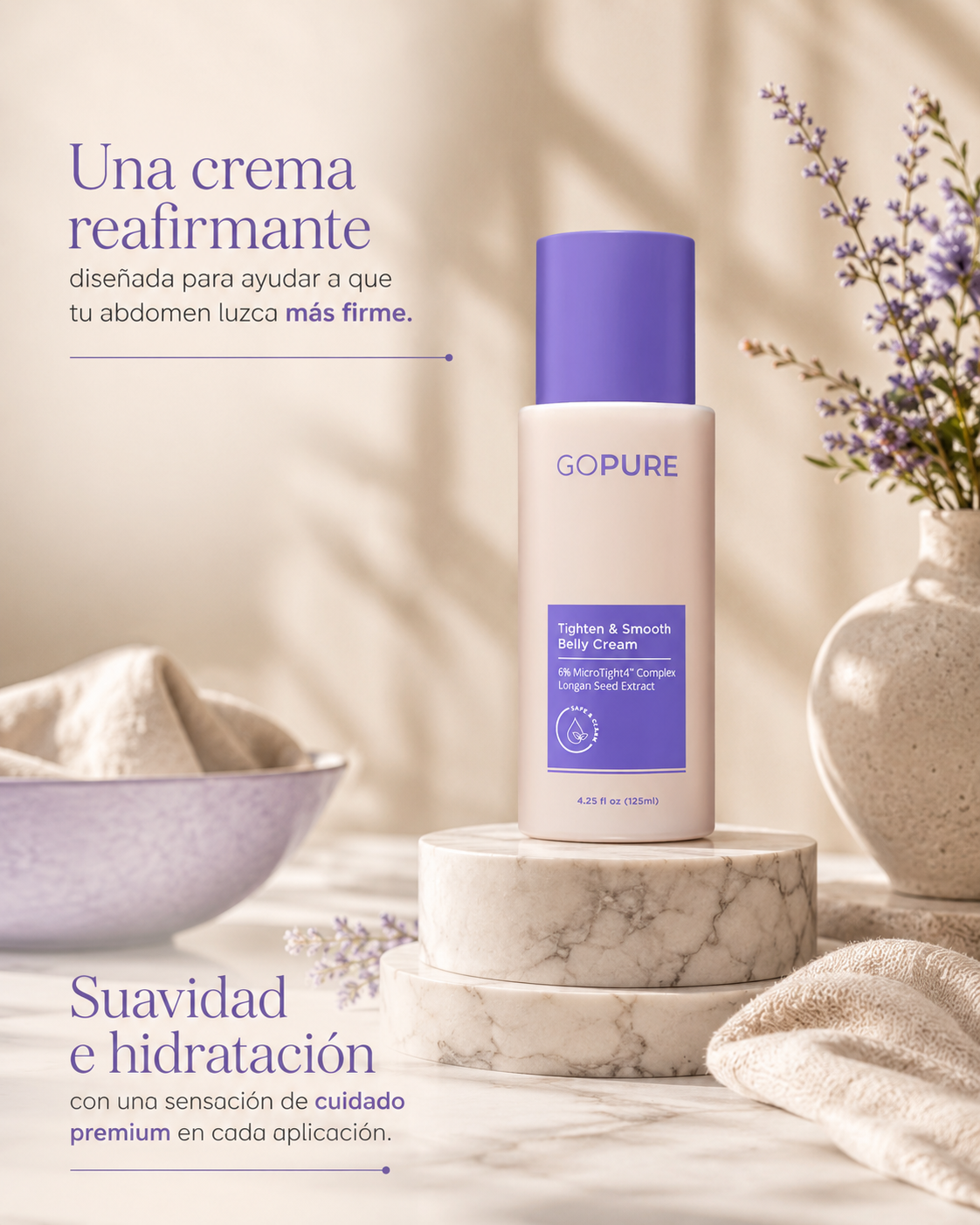 Crema para estrias y cicatrices