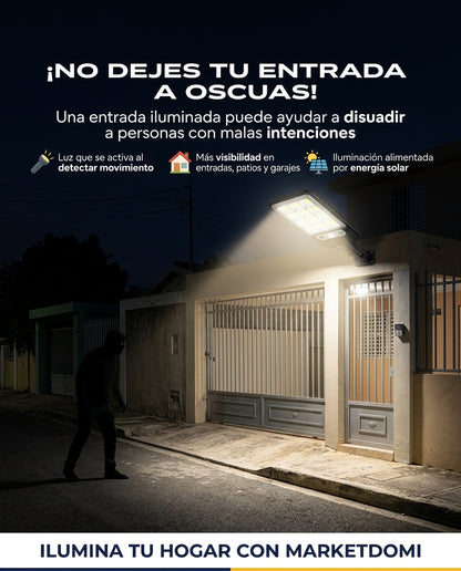 Lámpara solar con sensor