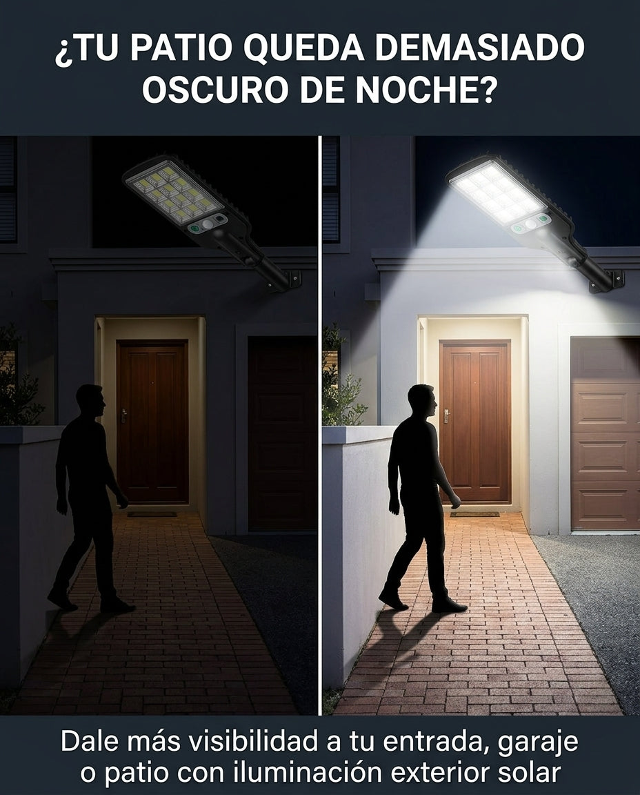 Lámpara solar con sensor