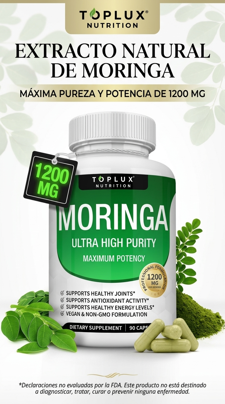 Cápsulas de moringa