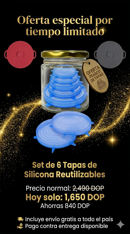 Tapas de silicona